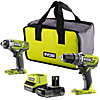 Ryobi ONE+ Drill Driver & Impact Driver Combo Kit (1x 2.5Ah) 18V R18DDID3-1C25