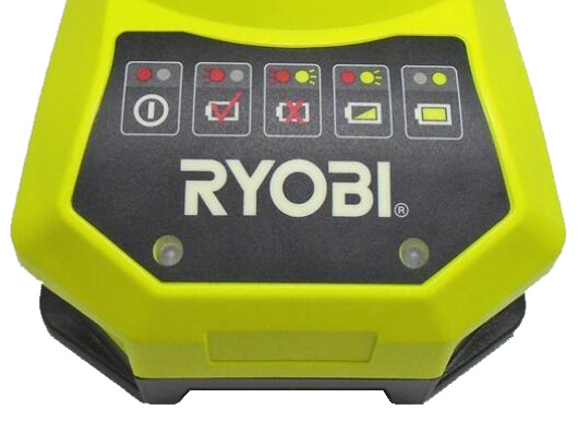 Ryobi charger off
