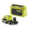 Ryobi ONE+ Bluetooth Mini Speaker Kit (1x 2.0Ah) 18V RBTM18-120