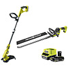 Ryobi ONE+ Grass Trimmer & Hedge Trimmer Combo Pack (1x 2.0Ah) 18V RY18LT18HTA-120