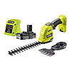 Ryobi ONE+ 2-in-1 Shear Shrubber Kit (1x 2.0Ah) 18V RY18GSA-120