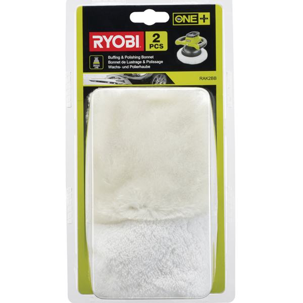 Ryobi RAK2BB Buffing and Polishing Bonnet Set