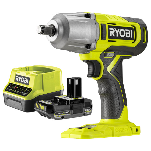 Ryobi ONE+ 3-Speed Impact Wrench Kit (1x 2.0Ah) 18V RIW18-120