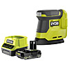 Ryobi ONE+ Palm Sander Kit (1x 2.0Ah) 18V RPS18-120
